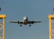 Airplane landing